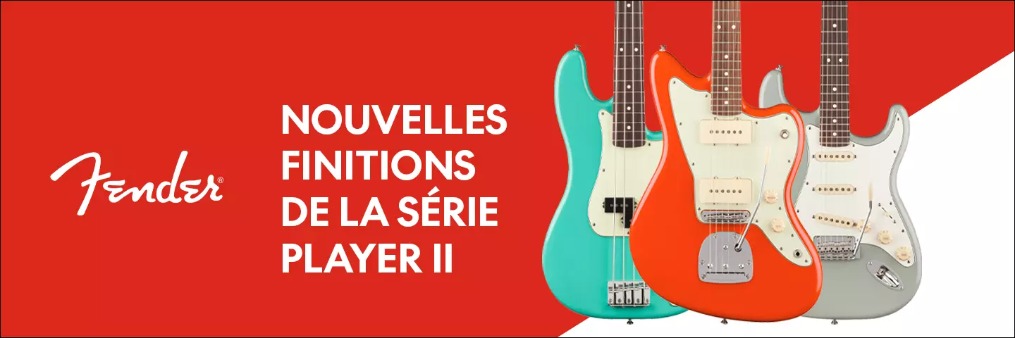 Les mod�les Fender Player II font peau neuve avec de nouvelles finitions!